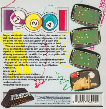 Pool (Kingsoft) box cover back